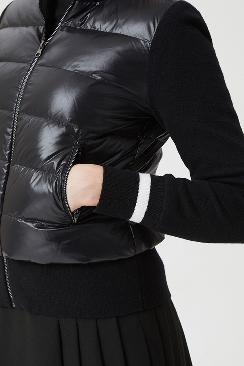 WOMEN WINTER HEAVY HYBRID KNIT DOWN JUMPER