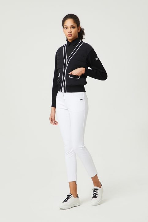 WOMEN HYBRID DOWN CARDIGAN