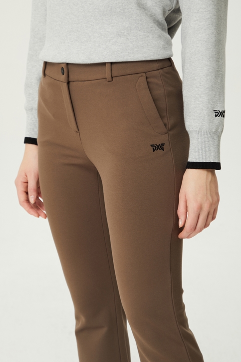 WOMEN WINTER TRICOT BOOTS CUT PANTS
