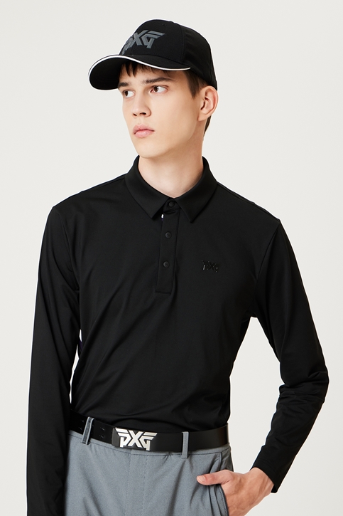 COLOR POINT COLLAR LONG SLEEVE T-SHIRTS