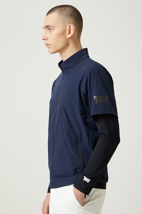 SHORT-SLEEVED SWING JACKET