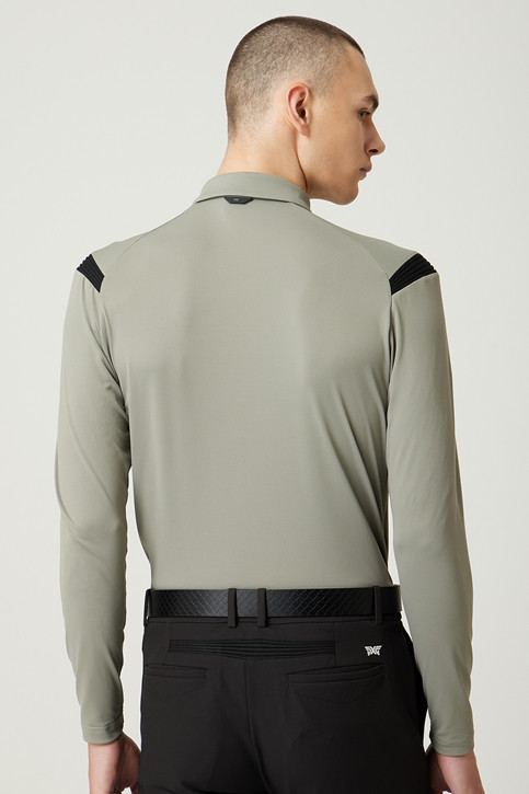 BAND POINT COLLAR LONG-SLEEVE