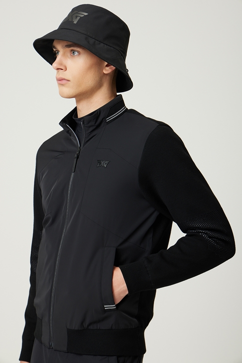 HYBRID FULL ZIP-UP SWEATER
