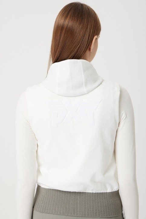 WOMEN SWEATER HOODIE VEST ZIP UP