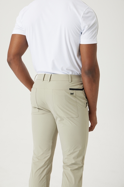 SUMMER COLOR POINT PERFORATED PANTS