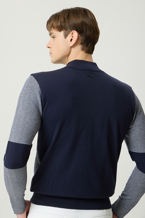 WT MOCK NECK WINDPROOF SWEATER