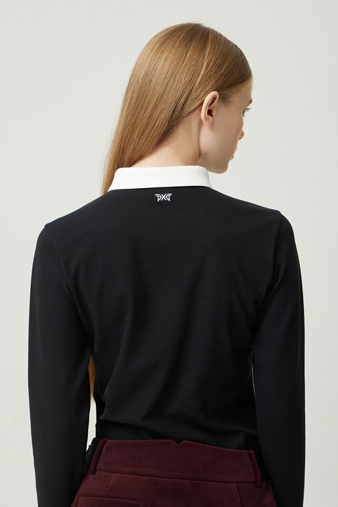 WOMEN WINTER LAYERED COLLAR LONG-SLEEVE