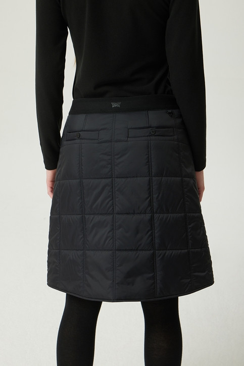 WOMEN WINTER BELT PADDED SKIRT