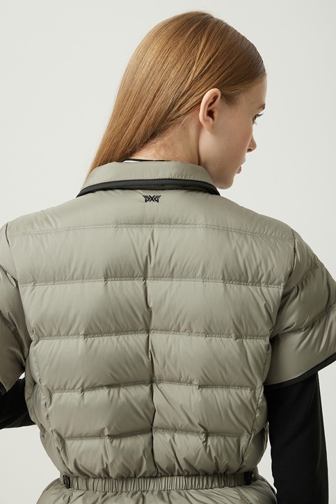 WOMEN WINTER SHORT SLEEVED DOWN VEST