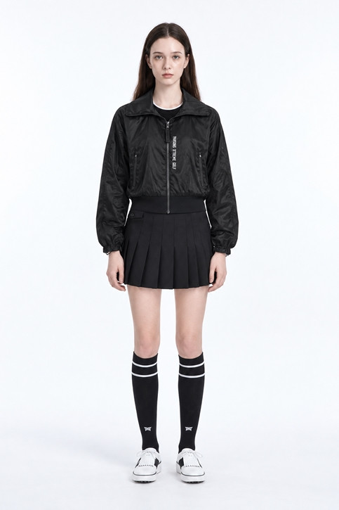 WOMEN GENO MA-1 JACKET PKFCW610321 BLACK 상품 이미지 3