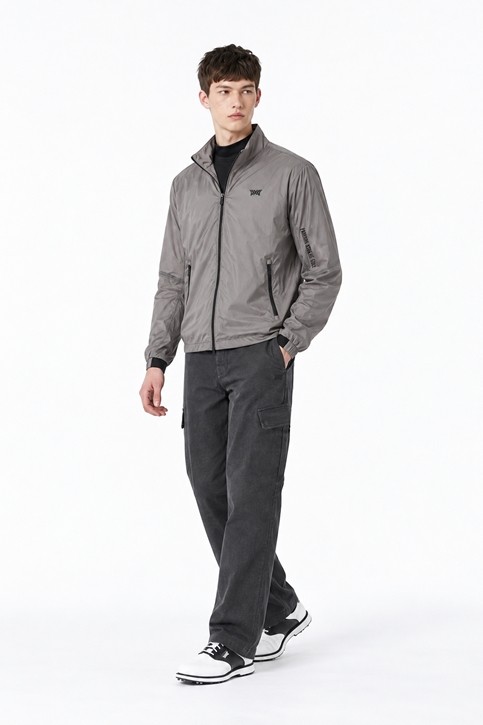 MEN DYEING SEMI-TAPERED FIT PANTS PKFPM510713 D/GREY 상품 이미지 3