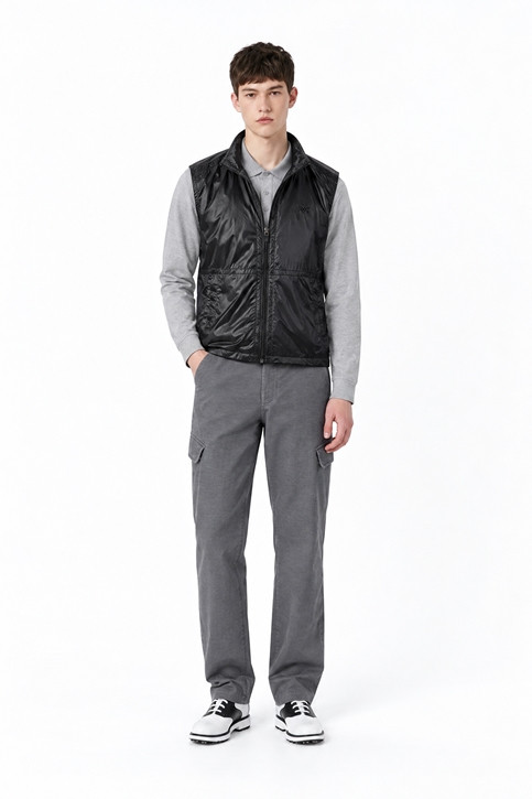MEN ALPHA-LINED LIGHTWEIGHT VEST PKFPM620721 BLACK 상품 이미지 3