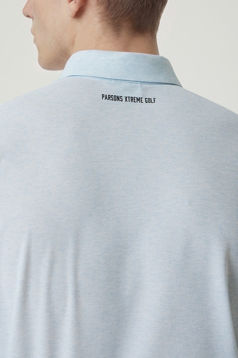 MEN TWO-TONE PRINT COLLAR SHORT SLEEVE