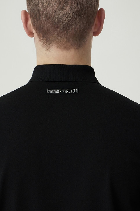MEN ESSENTIAL SHORT SLEEVE COLLAR SWEATER
