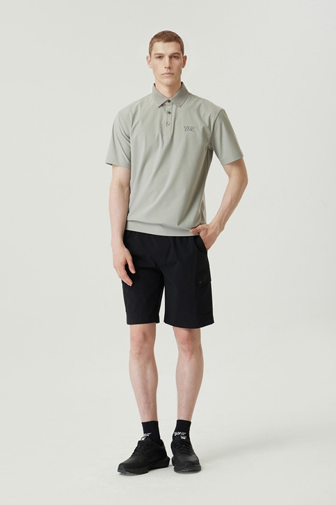 MEN NEW LOGO POINT COLLAR SHORT SLEEVE