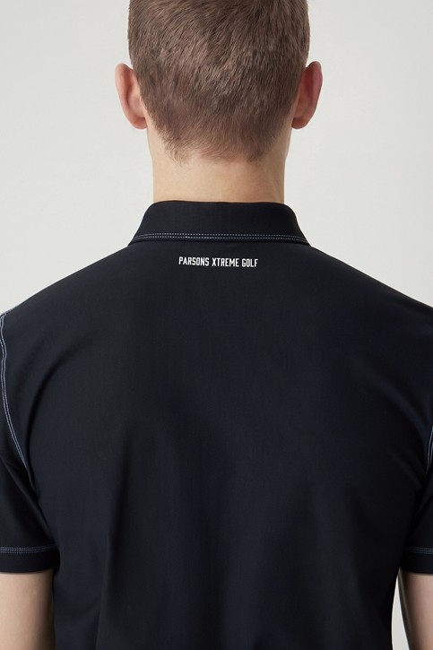 MEN STITCH POINT COLLAR SHORT SLEEVE