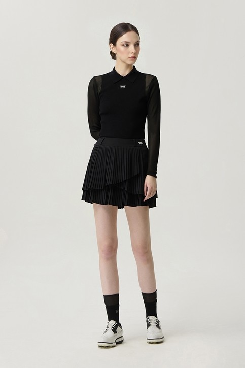 WOMEN COOL SLEEVE HIGH NECK SWEATER