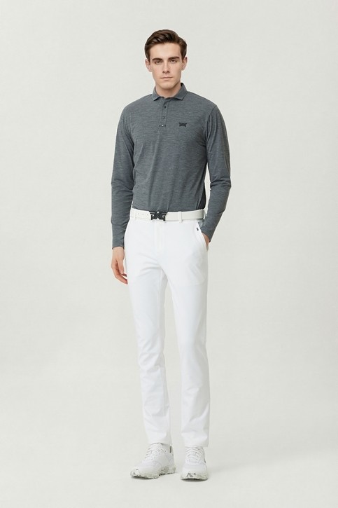 MEN ESSENTIAL COLLAR LONG SLEEVE