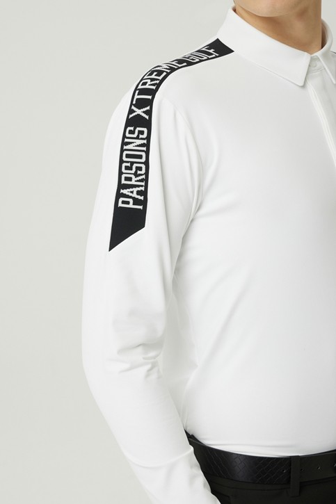 MEN COLOR BLOCKED COLLAR LONG SLEEVE