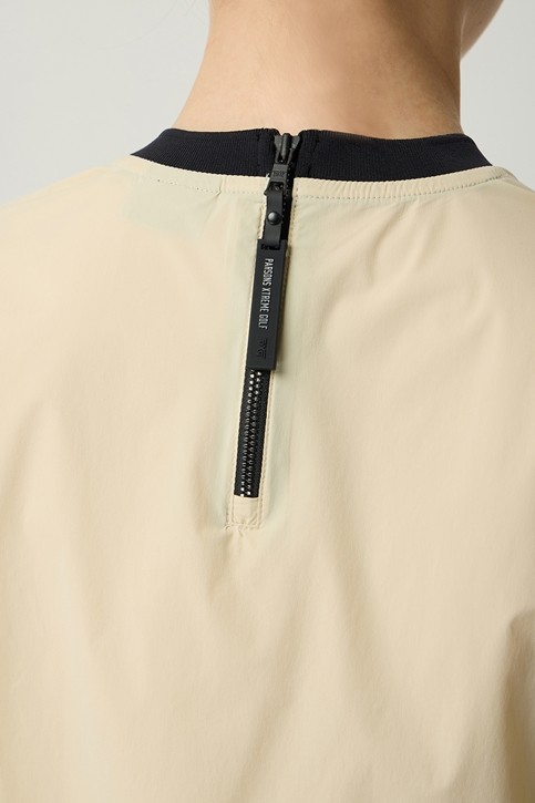 WOMEN WOVEN ROUND NECK LONG SLEEVE