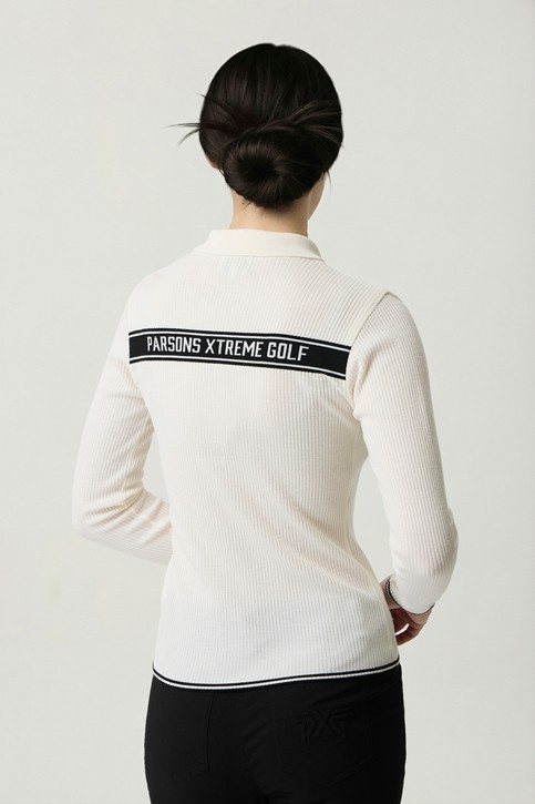 WOMEN SLIM COLLARED SWEATER