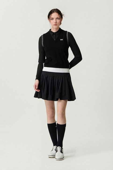 WOMEN V-NECK KNIT VEST