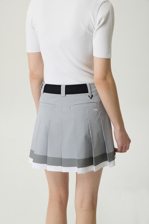 WOMEN BACK PLEATED SKIRTS