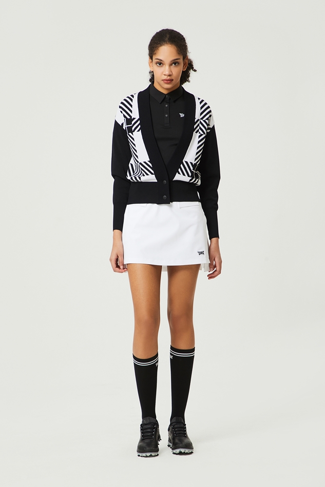 PATTERN KNIT CARDIGAN