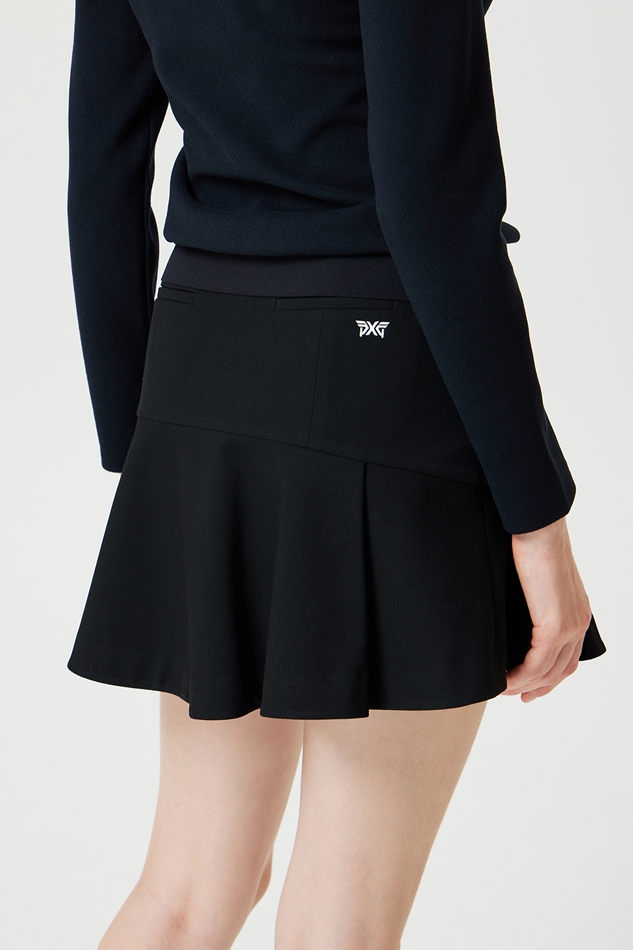 WOMEN WINTER UNBALANCED FLARE SKIRT