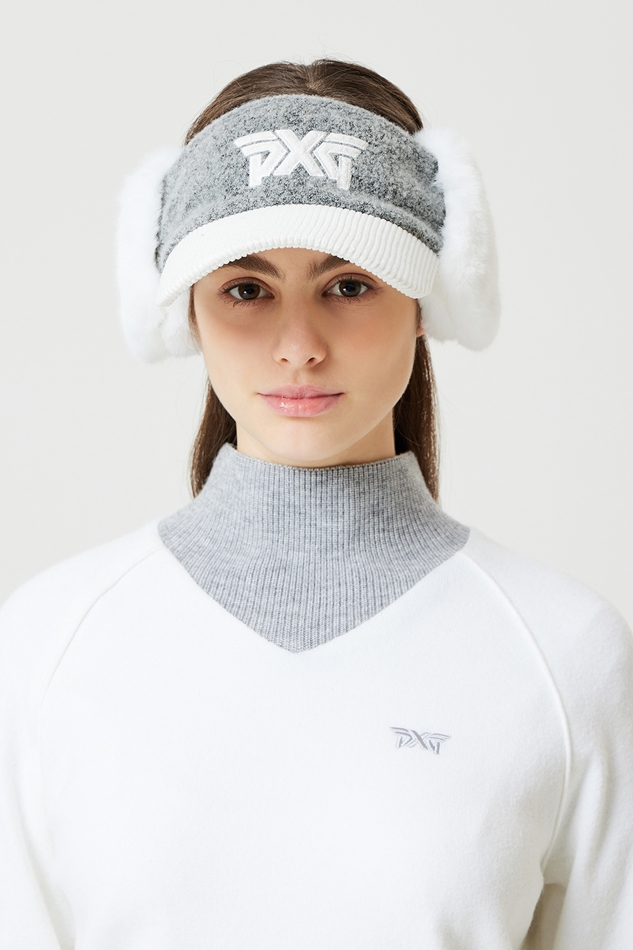 WOMEN FUR VISOR