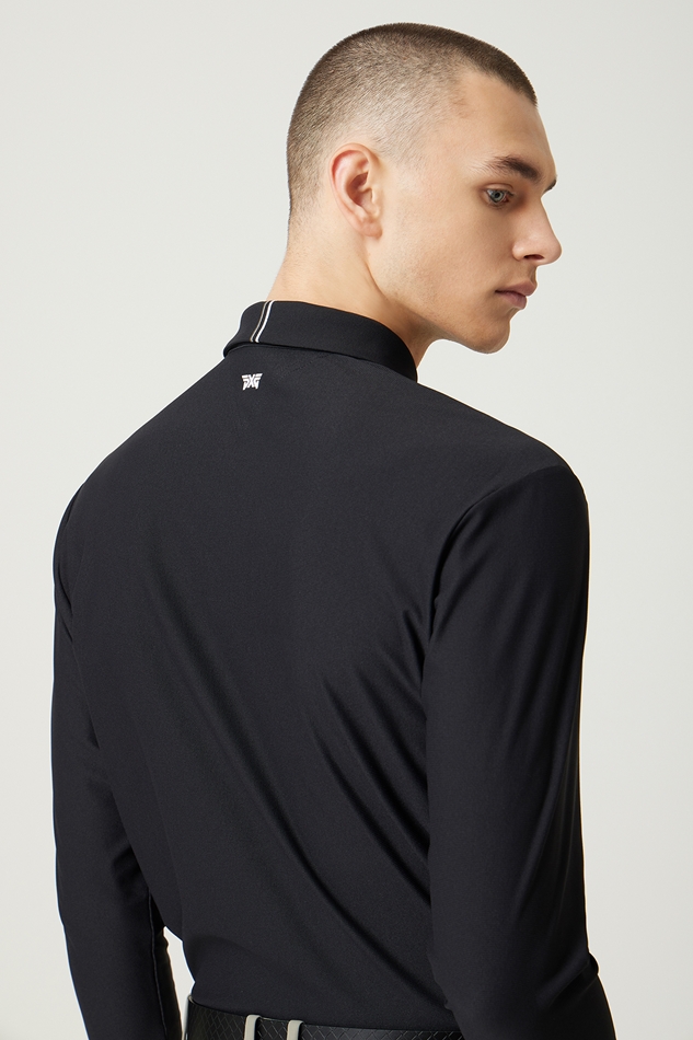 LINE POINT COLLAR LONG-SLEEVE