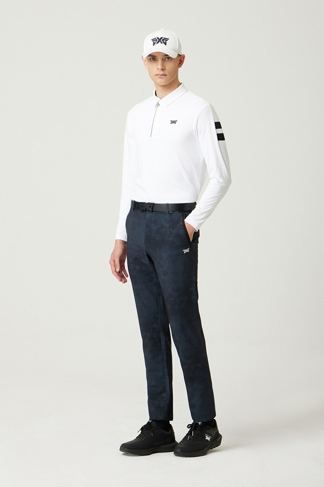 KNITTED POINT COLLAR LONG-SLEEVE