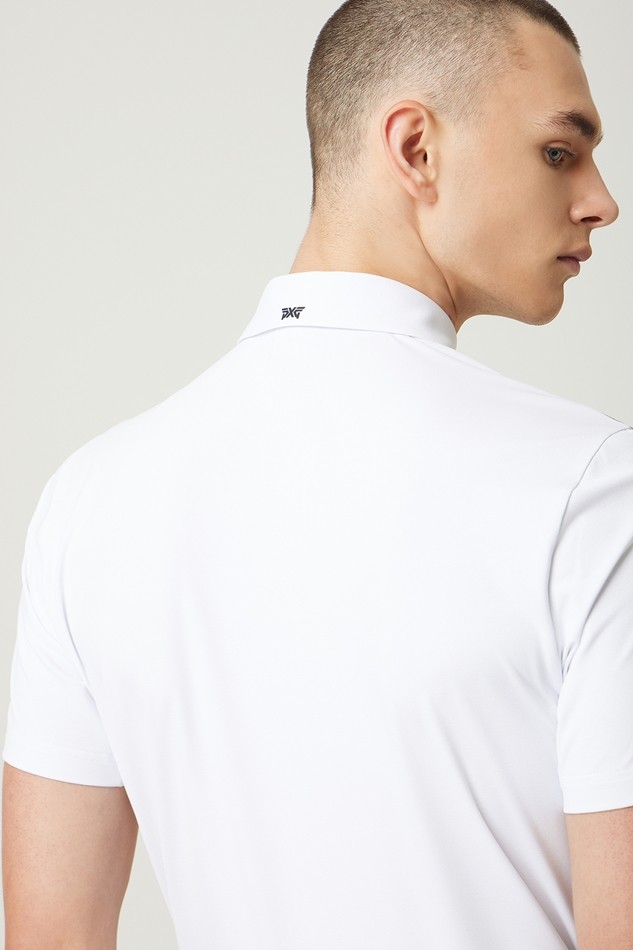 LINE POINT COLLAR SHORT-SLEEVE