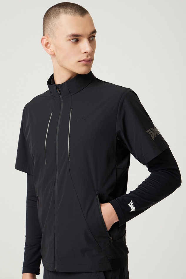 SHORT-SLEEVED SWING JACKET