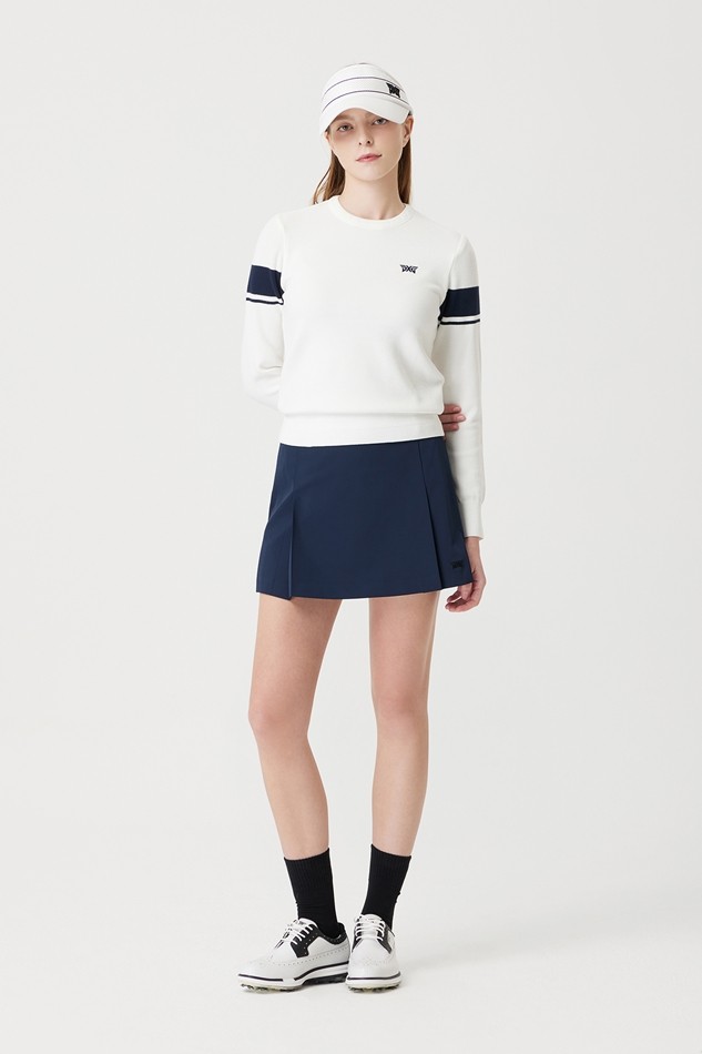 WOMEN LINE POINT SWEATER