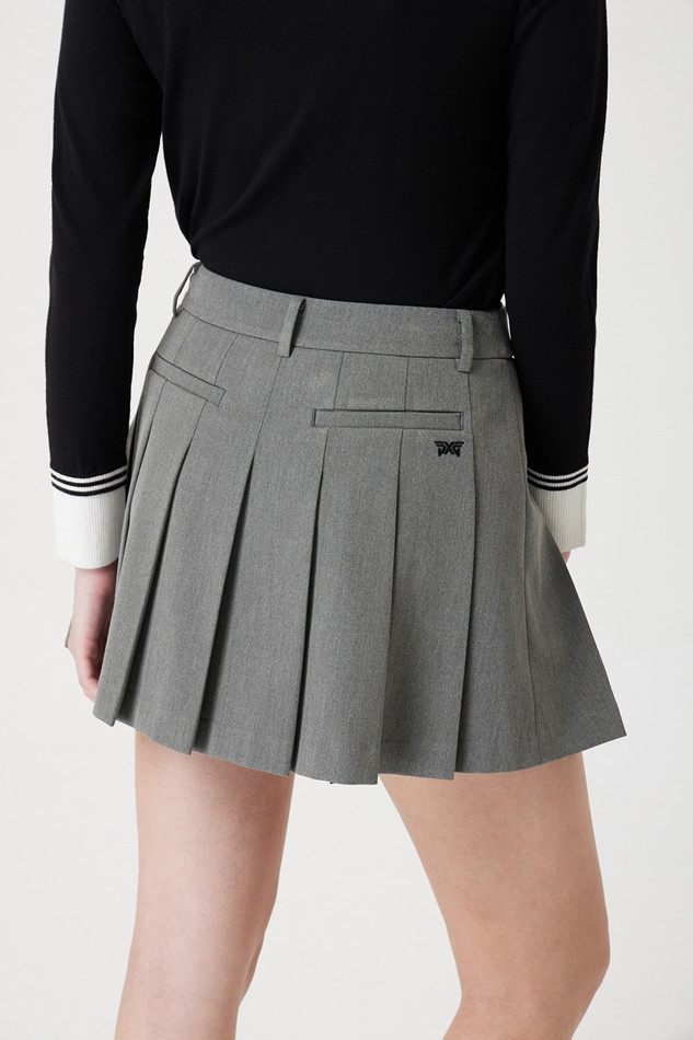 WOMEN HALF PLEATED SKIRT
