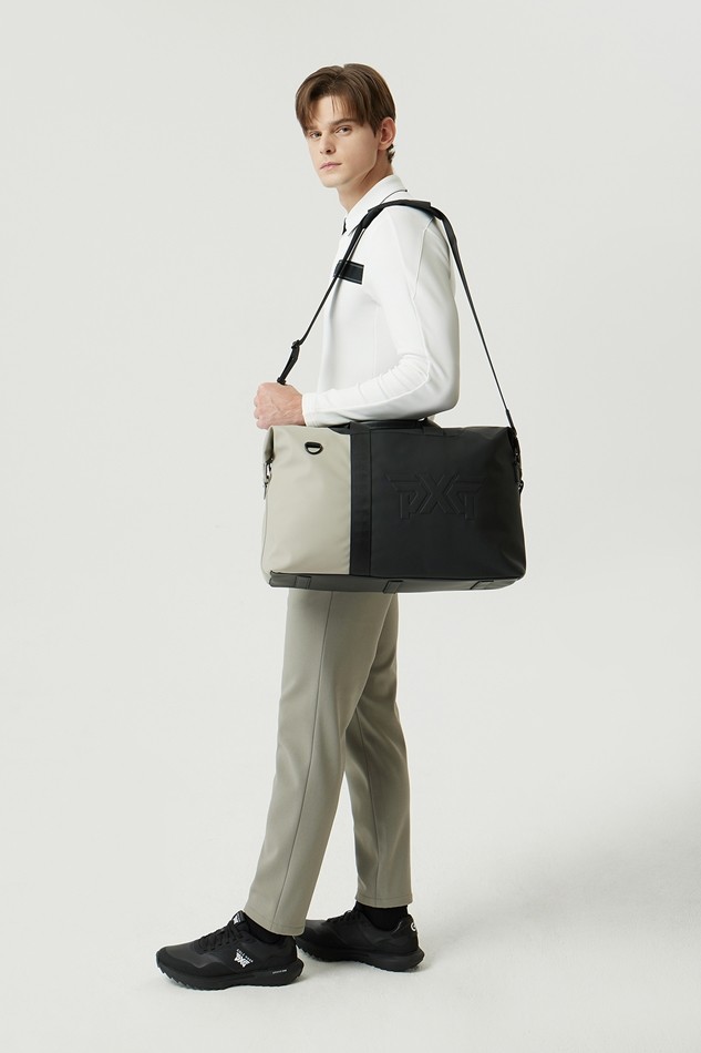 BLOCK TRIM BOSTON BAG