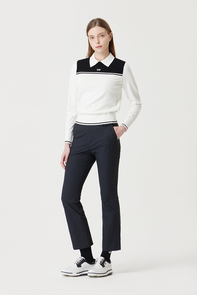 WOMEN COLOR BLOCK SWEATER