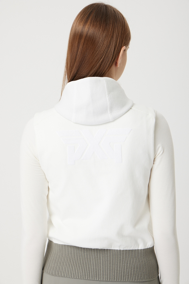 WOMEN SWEATER HOODIE VEST ZIP UP