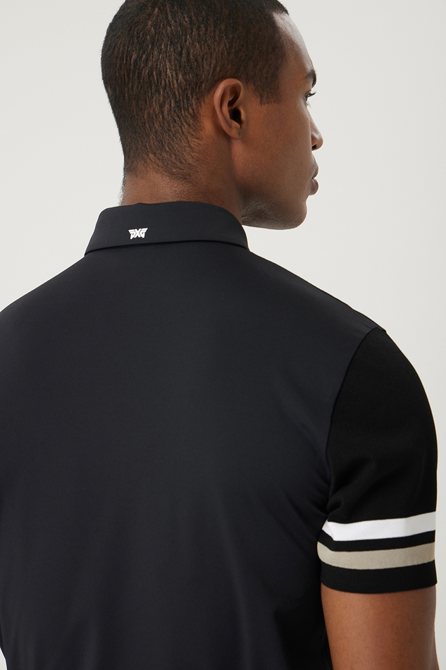SUMMER KNITTED SLEEVE COLLAR SHORT-SLEEVE