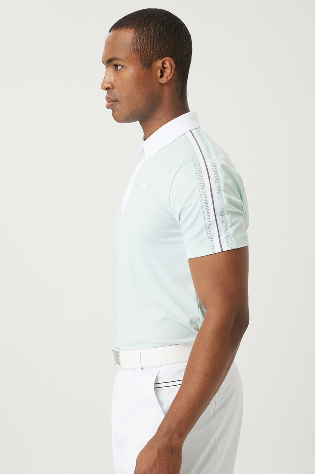 SUMMER KNITTED POINT COLLAR SHORT-SLEEVE