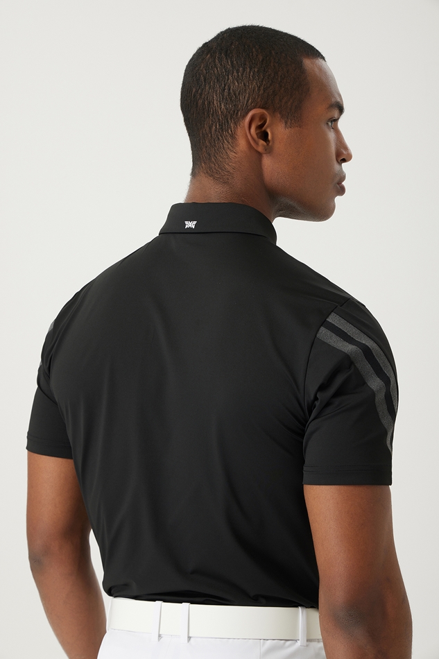 SUMMER SHOULDER POINT COLLAR SHORT-SLEEVE