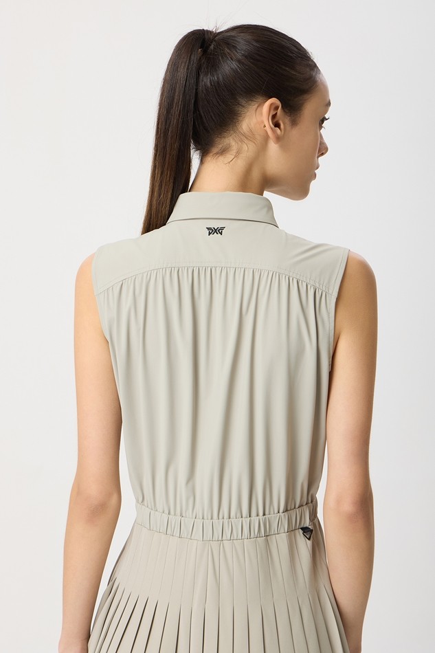 WOMENS SUMMER COLLARED ONE-PIECE