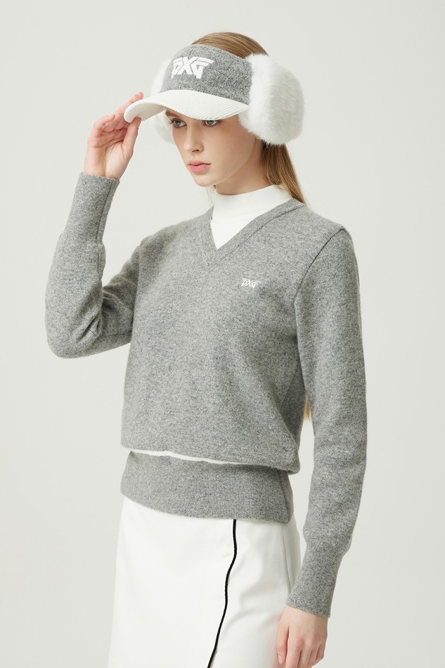 WOMEN WINTER WINDPROOF COLOR POINT SWEATER