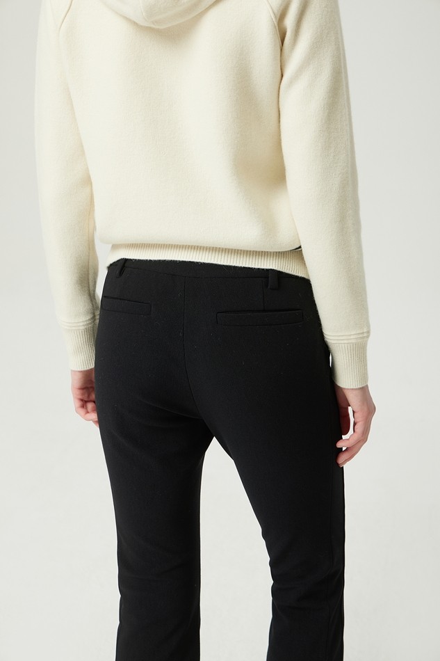 WOMEN WINTER BRUSHED BOOTS CUT PANTS