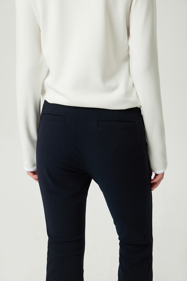 WOMEN WINTER BRUSHED BOOTS CUT PANTS