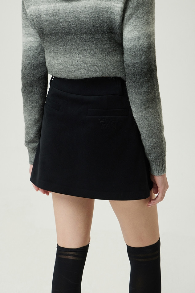 WOMEN WINTER A-LINE WRAP SKIRT