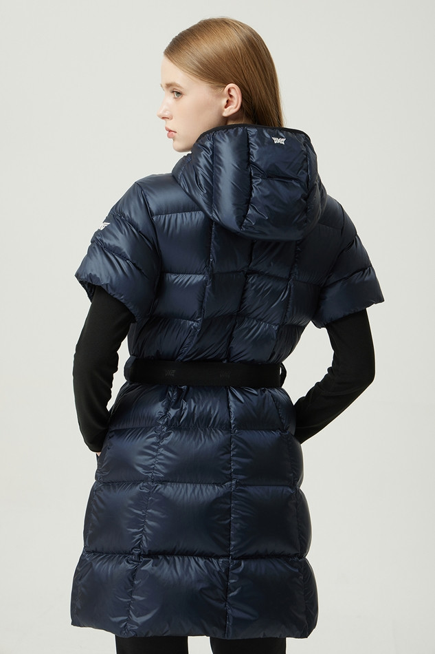 WOMEN WINTER SHORT SLEEVED LONG DOWN