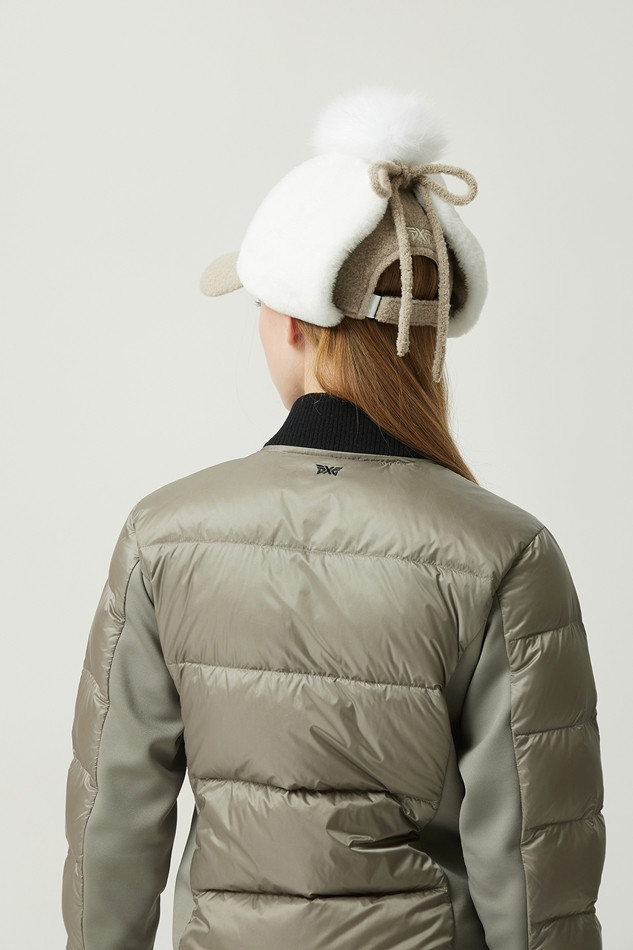 WOMEN WINTER FOX FUR BASIC CAP