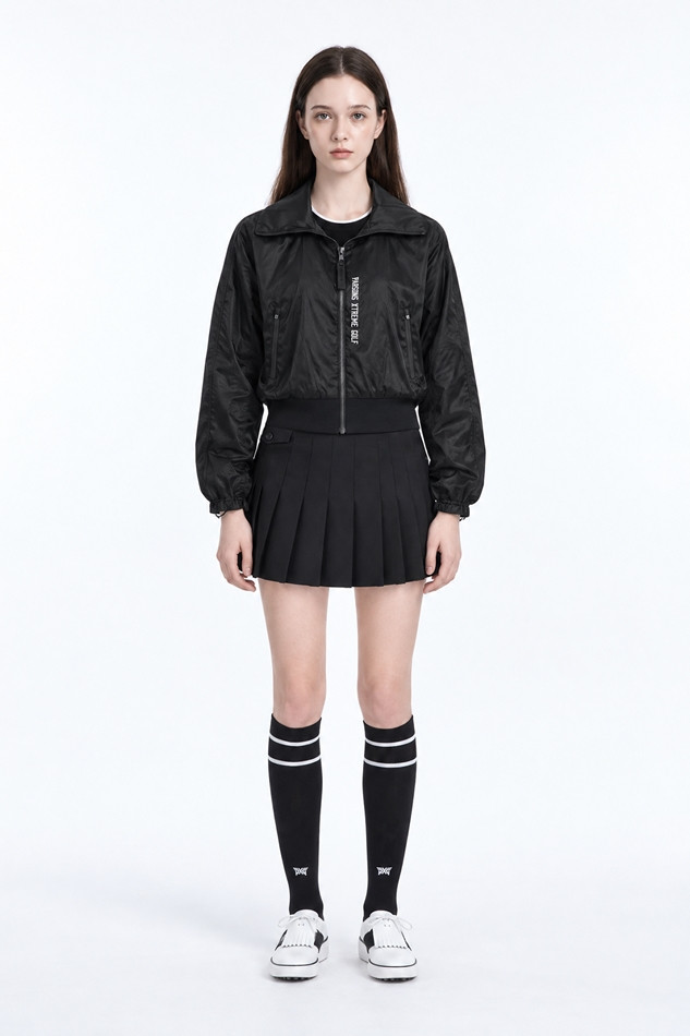 WOMEN GENO MA-1 JACKET PKFCW610321 BLACK 상품 이미지 3